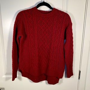 Red  beautiful sweater